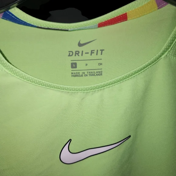 Nike FC Dri-Fit Joga Bonito TV Soccer Tank Top Women's S Lime Glow - Picture 4 of 6